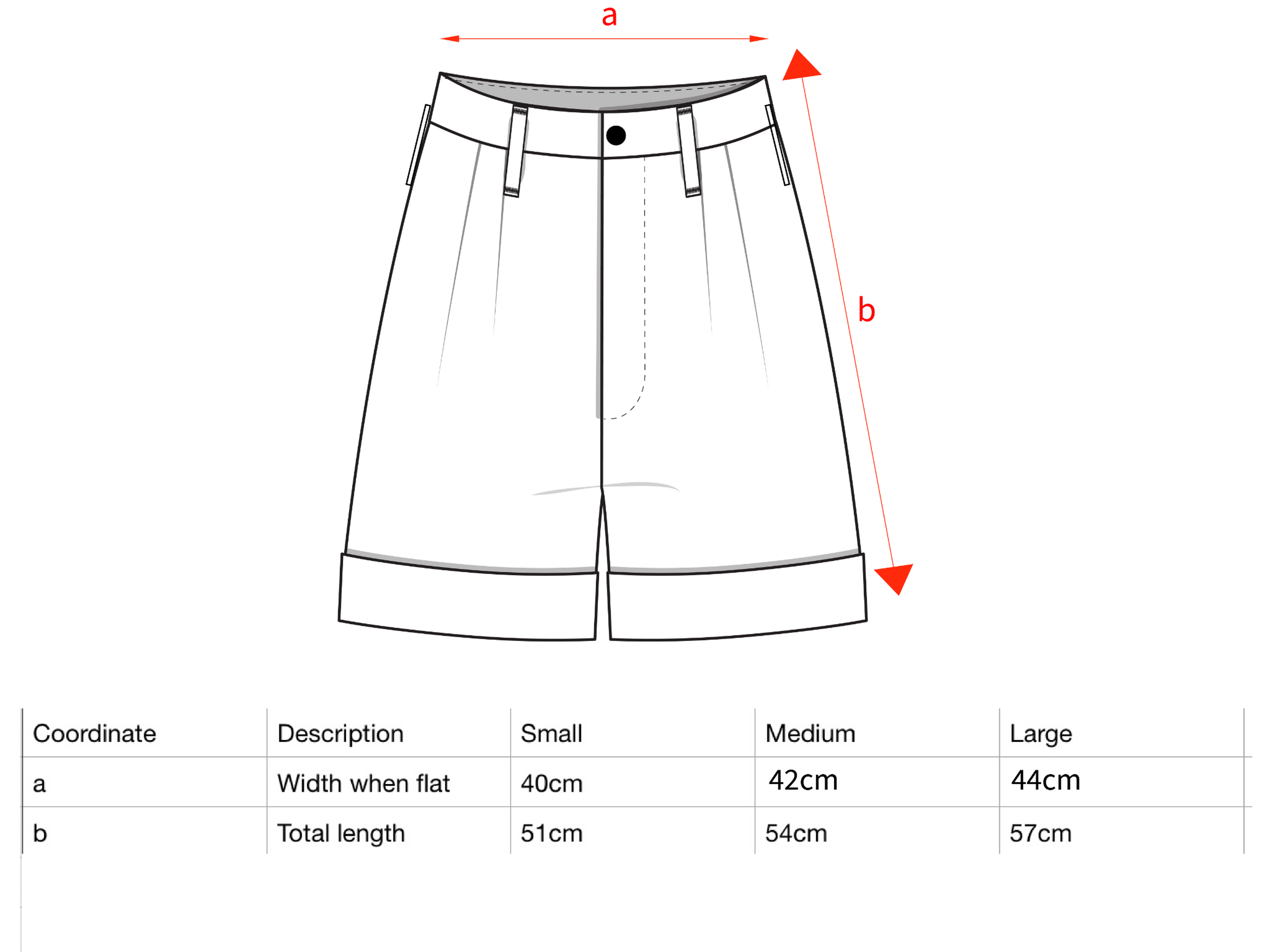 Pleated Houndstooth Short