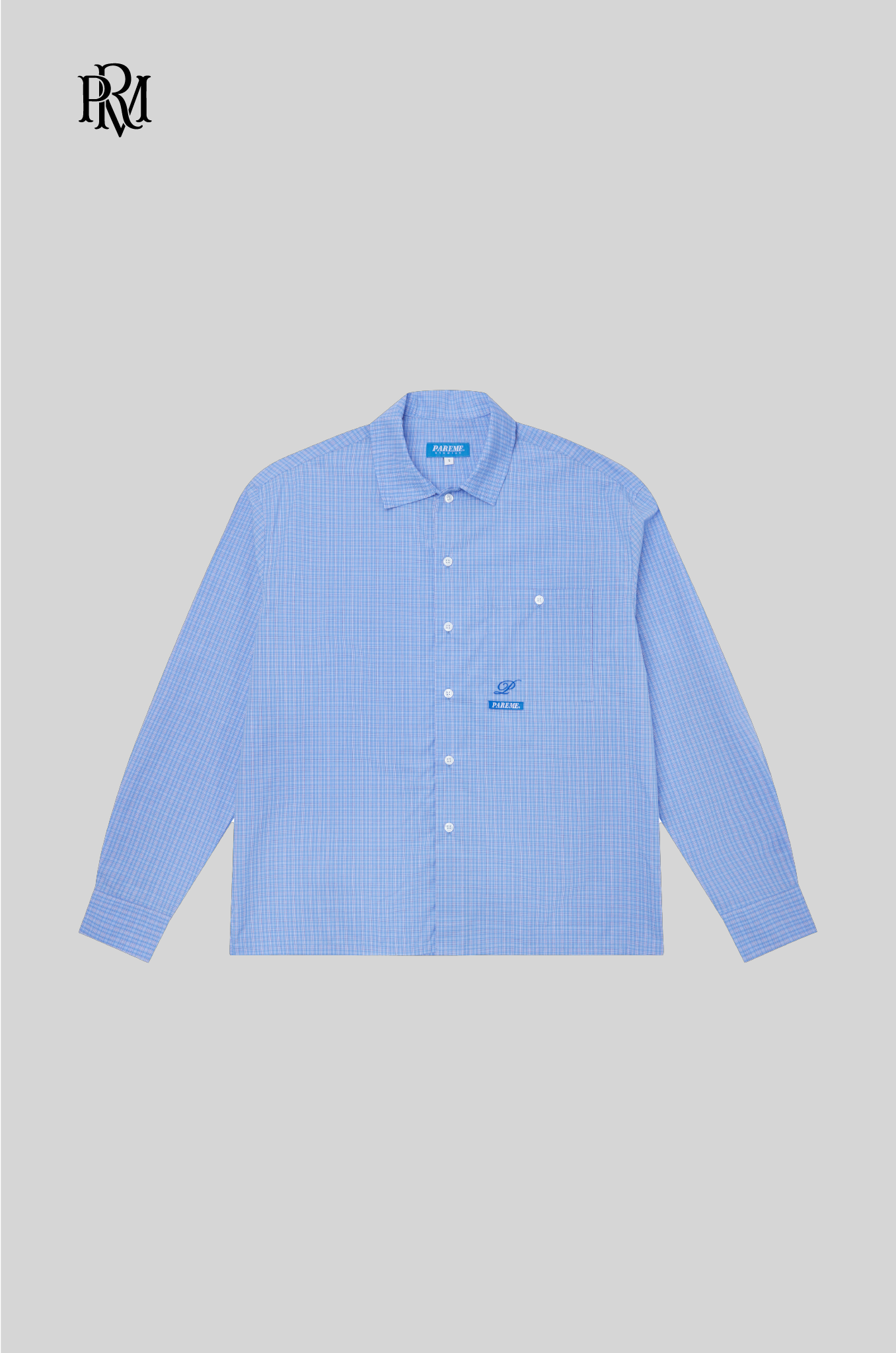 Blue Checkered LS Shirt